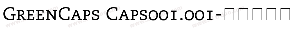 GreenCaps Caps001.001字体转换